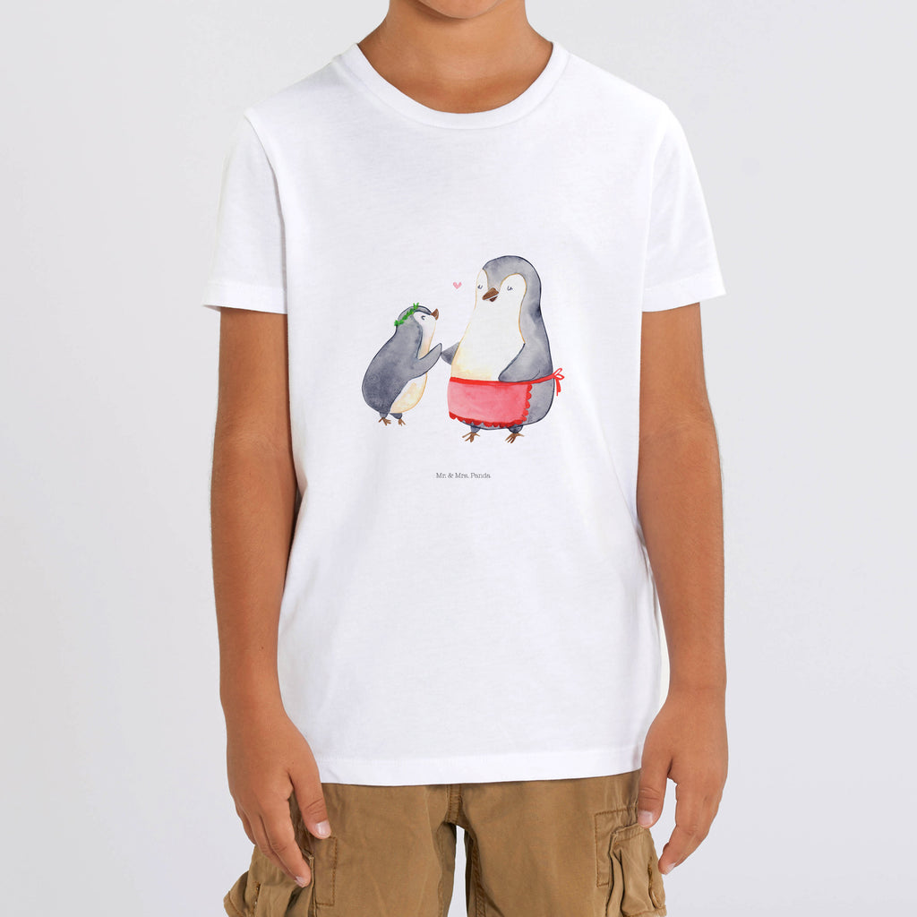 12-14 Jahre Kinder T-Shirt Pinguin mit Kind Familie, Vatertag, Muttertag, Bruder, Schwester, Mama, Papa, Oma, Opa, Geschenk, Mami, Mutti, Mutter, Geburststag
