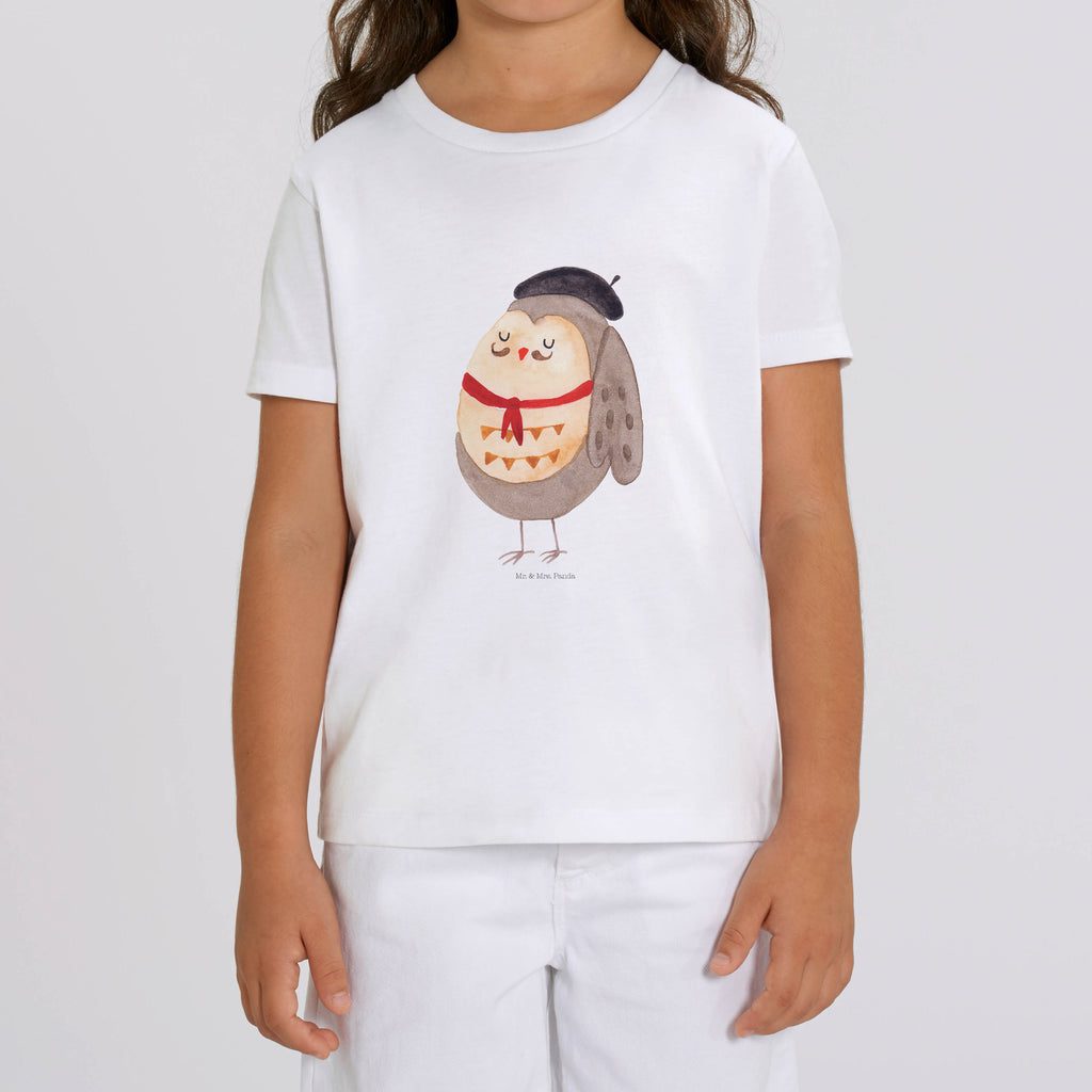 12-14 Jahre Kinder T-Shirt Eule Französisch Eule, Eulen, Eule Deko, Owl, hibou, La vie est belle, das Leben ist schön, Spruch schön, Spruch Französisch, Frankreich