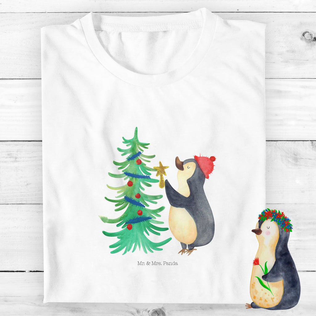 3-4 Jahre Kinder T-Shirt Pinguin Weihnachtsbaum Winter, Weihnachten, Weihnachtsdeko, Nikolaus, Advent, Heiligabend, Wintermotiv, Pinguin