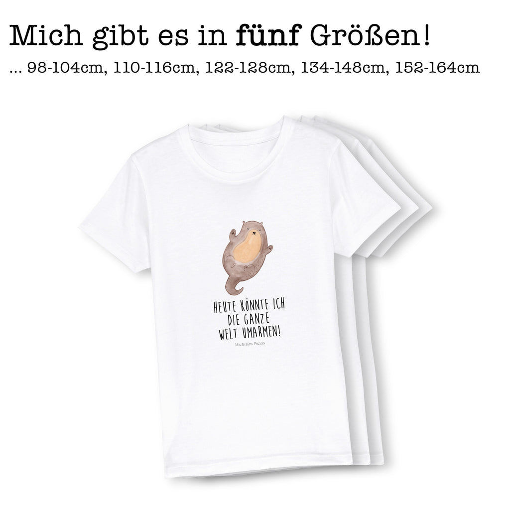 9-11 Jahre Kinder T-Shirt Otter Umarmen Otter, Fischotter, Seeotter, Otter Seeotter See Otter