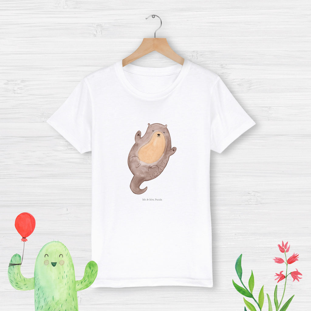 9-11 Jahre Kinder T-Shirt Otter Umarmen Otter, Fischotter, Seeotter, Otter Seeotter See Otter