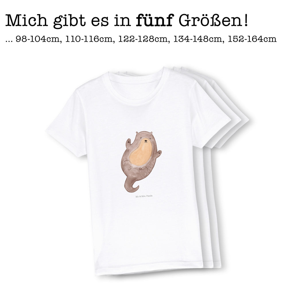 9-11 Jahre Kinder T-Shirt Otter Umarmen Otter, Fischotter, Seeotter, Otter Seeotter See Otter