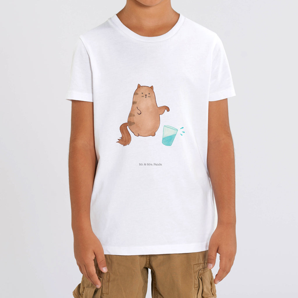 7-8 Jahre Kinder T-Shirt Katze Wasserglas Katze, Katzenmotiv, Katzenfan, Katzendeko, Katzenfreund, Katzenliebhaber, Katzenprodukte, Katzenartikel, Katzenaccessoires, Katzensouvenirs, Katzenliebhaberprodukte, Katzenmotive, Katzen, Kater, Mietze, Cat, Cats, Katzenhalter, Katzenbesitzerin, Haustier, Wasser, Glas