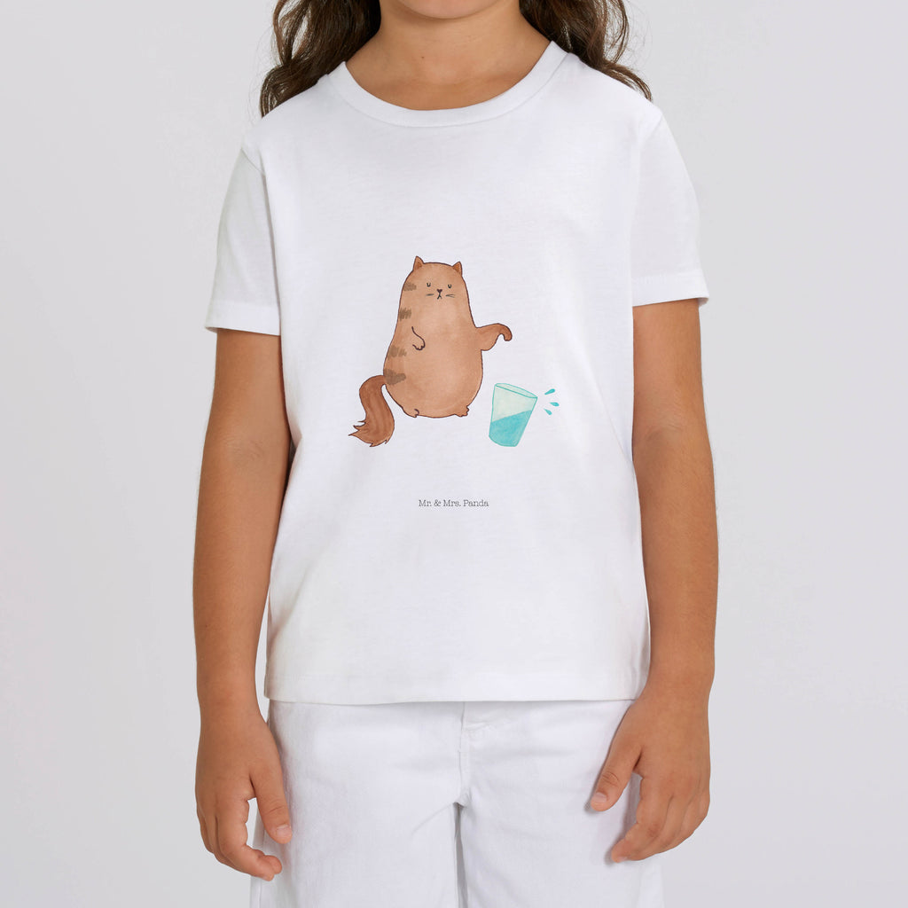 7-8 Jahre Kinder T-Shirt Katze Wasserglas Katze, Katzenmotiv, Katzenfan, Katzendeko, Katzenfreund, Katzenliebhaber, Katzenprodukte, Katzenartikel, Katzenaccessoires, Katzensouvenirs, Katzenliebhaberprodukte, Katzenmotive, Katzen, Kater, Mietze, Cat, Cats, Katzenhalter, Katzenbesitzerin, Haustier, Wasser, Glas