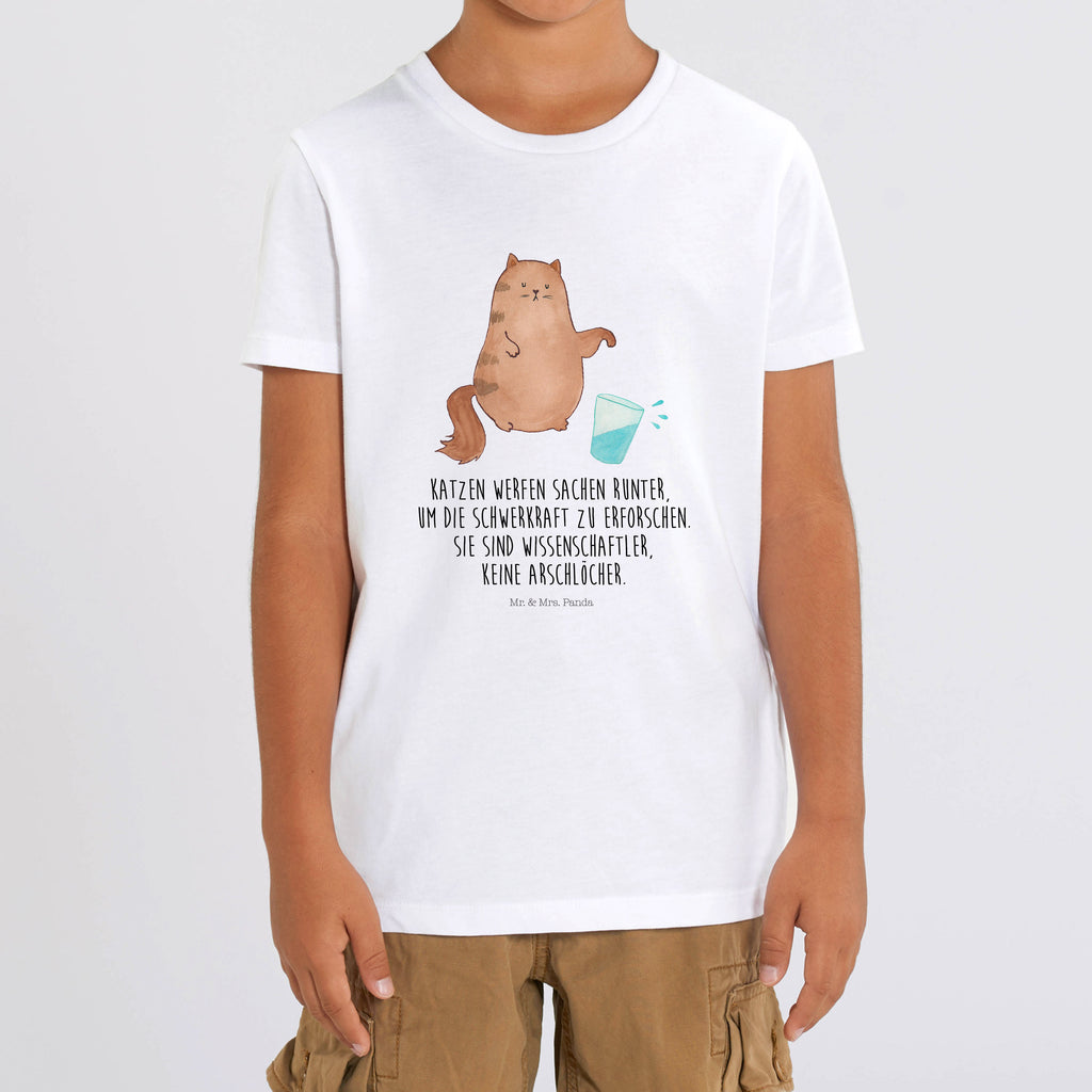 7-8 Jahre Kinder T-Shirt Katze Wasserglas Katze, Katzenmotiv, Katzenfan, Katzendeko, Katzenfreund, Katzenliebhaber, Katzenprodukte, Katzenartikel, Katzenaccessoires, Katzensouvenirs, Katzenliebhaberprodukte, Katzenmotive, Katzen, Kater, Mietze, Cat, Cats, Katzenhalter, Katzenbesitzerin, Haustier, Wasser, Glas
