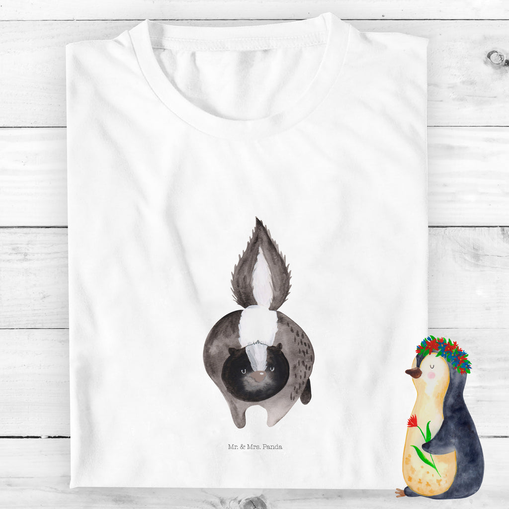 Organic Kinder T-Shirt Stinktier Angriff Kinder T-Shirt, Kinder T-Shirt Mädchen, Kinder T-Shirt Jungen, Stinktier, Skunk, Wildtier, Raubtier, Stinker, Stinki, wütend, Drohung