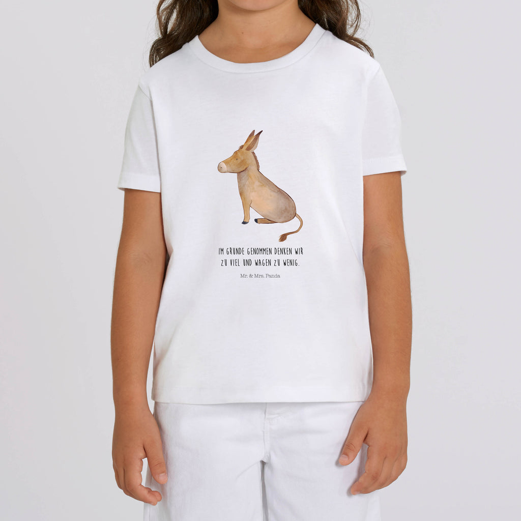 12-14 Jahre Kinder T-Shirt Esel Tiermotive, Gute Laune, lustige Sprüche, Tiere, Esel, Weisheit, Lebensmut, Lebensglück, Ziel, Lebensziel, Mut, erfolg, tapferkeit, positive gedanken, zuversicht