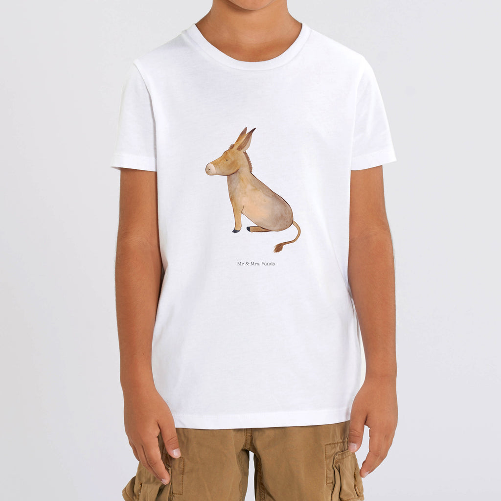 12-14 Jahre Kinder T-Shirt Esel Tiermotive, Gute Laune, lustige Sprüche, Tiere, Esel, Weisheit, Lebensmut, Lebensglück, Ziel, Lebensziel, Mut, erfolg, tapferkeit, positive gedanken, zuversicht