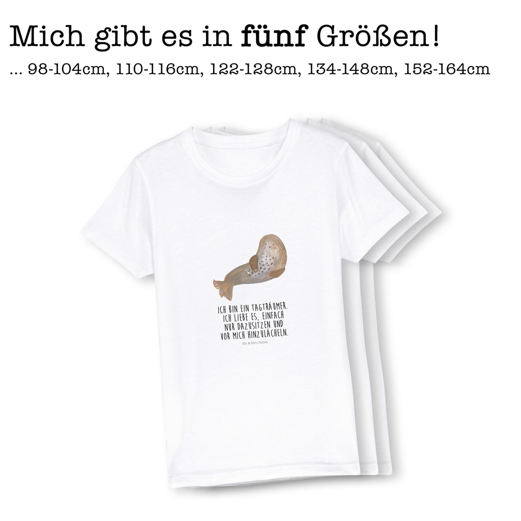 12-14 Jahre Kinder T-Shirt Robbe lachend Tiermotive, Gute Laune, lustige Sprüche, Tiere, Robbe, Robben, Seehund, Strand, Meerestier, Ostsee, Nordsee