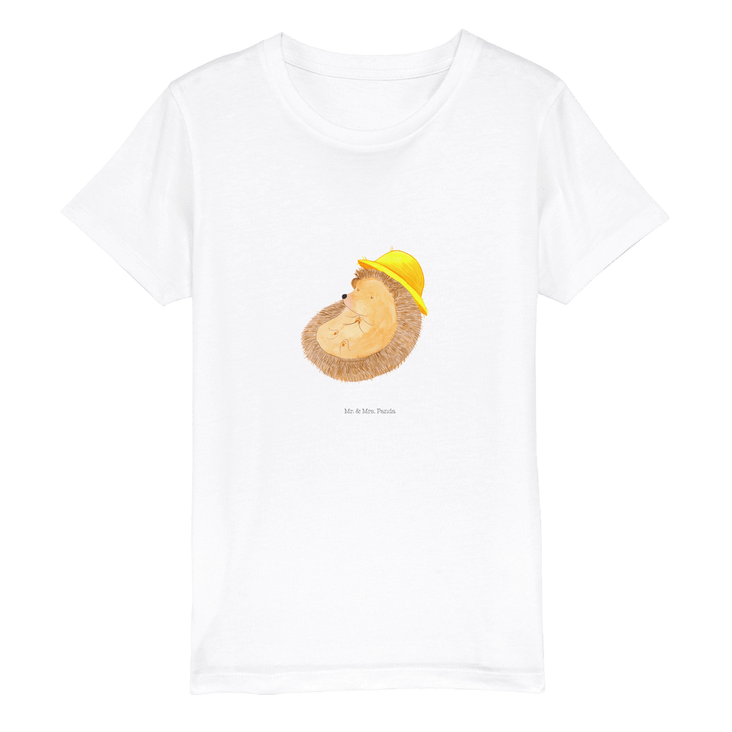 5-6 Jahre Kinder T-Shirt Igel betet Tiermotive, Gute Laune, lustige Sprüche, Tiere, Igel, Igel mit Hut, Sonnenhut, Gott, Amen, beten, Leben, Dankbarkeit, Dankbar sein, dankbar, genießen