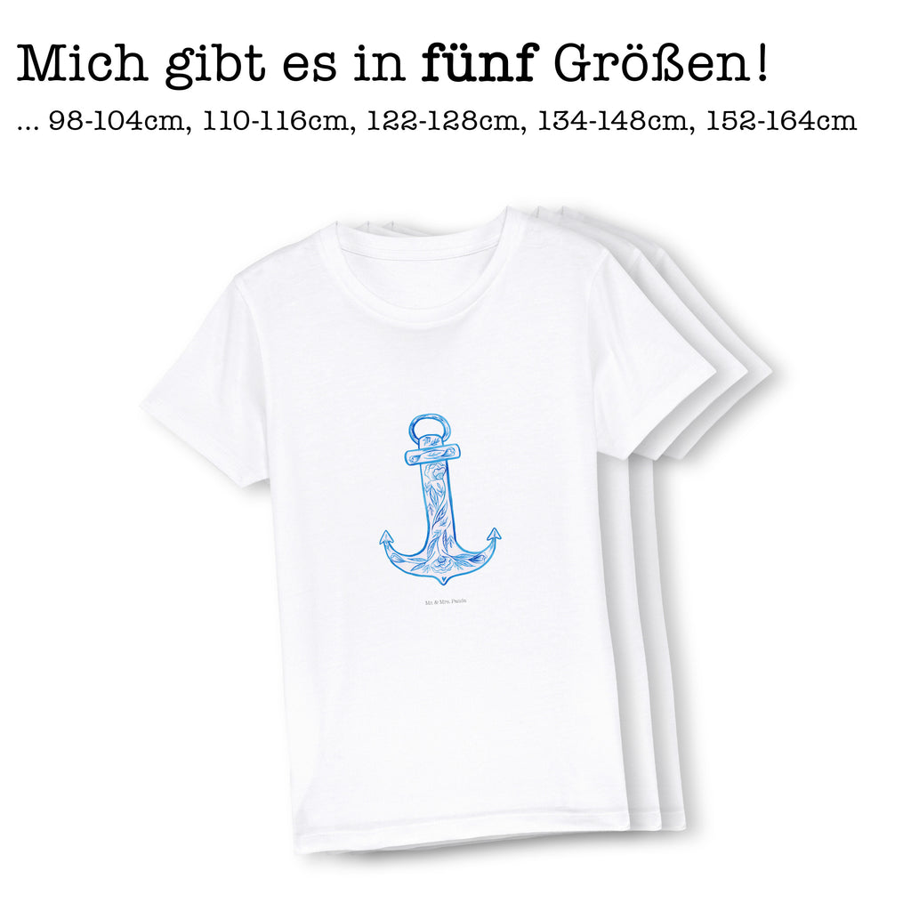 12-14 Jahre Kinder T-Shirt Anker Blau Tiermotive, Gute Laune, lustige Sprüche, Tiere