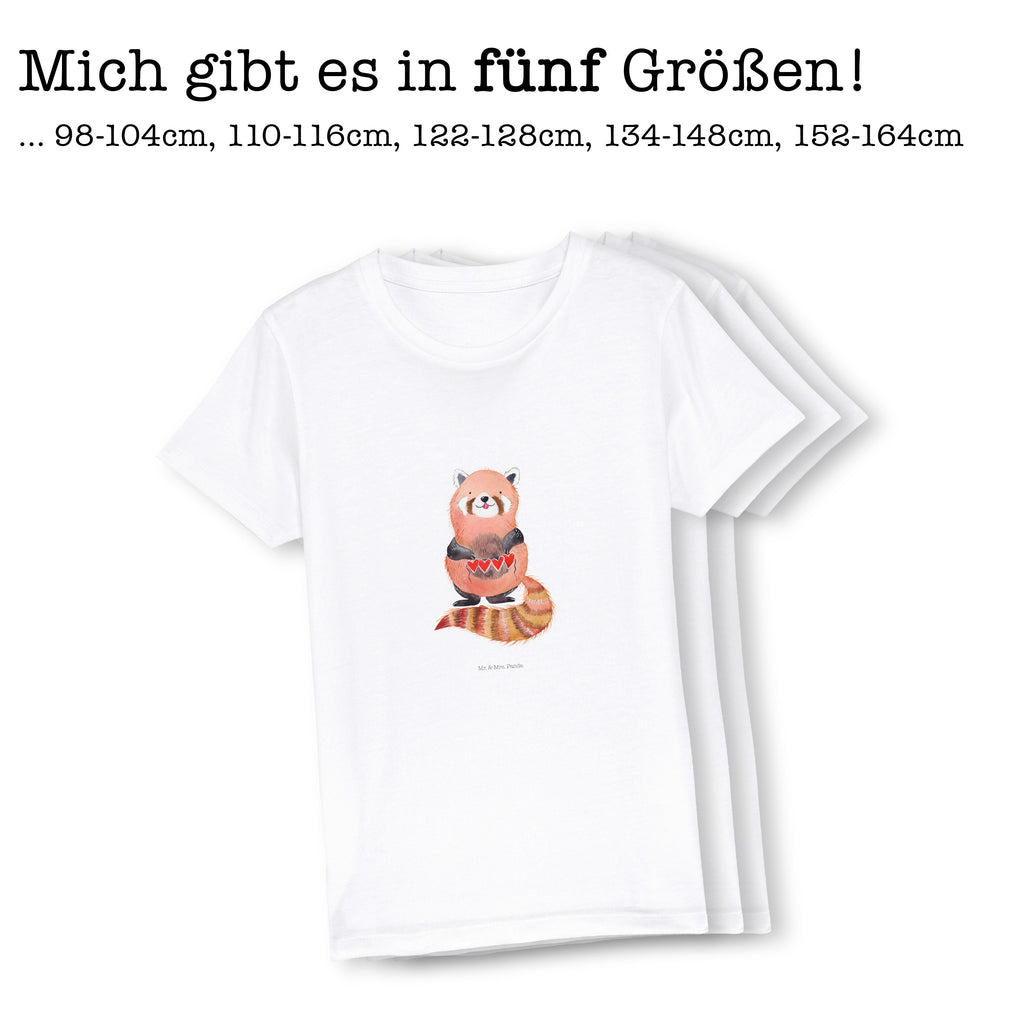5-6 Jahre Kinder T-Shirt Roter Panda Tiermotive, Gute Laune, lustige Sprüche, Tiere, Panda, Liebe, Rot, Herz, Liebling, Lieblingsmensch