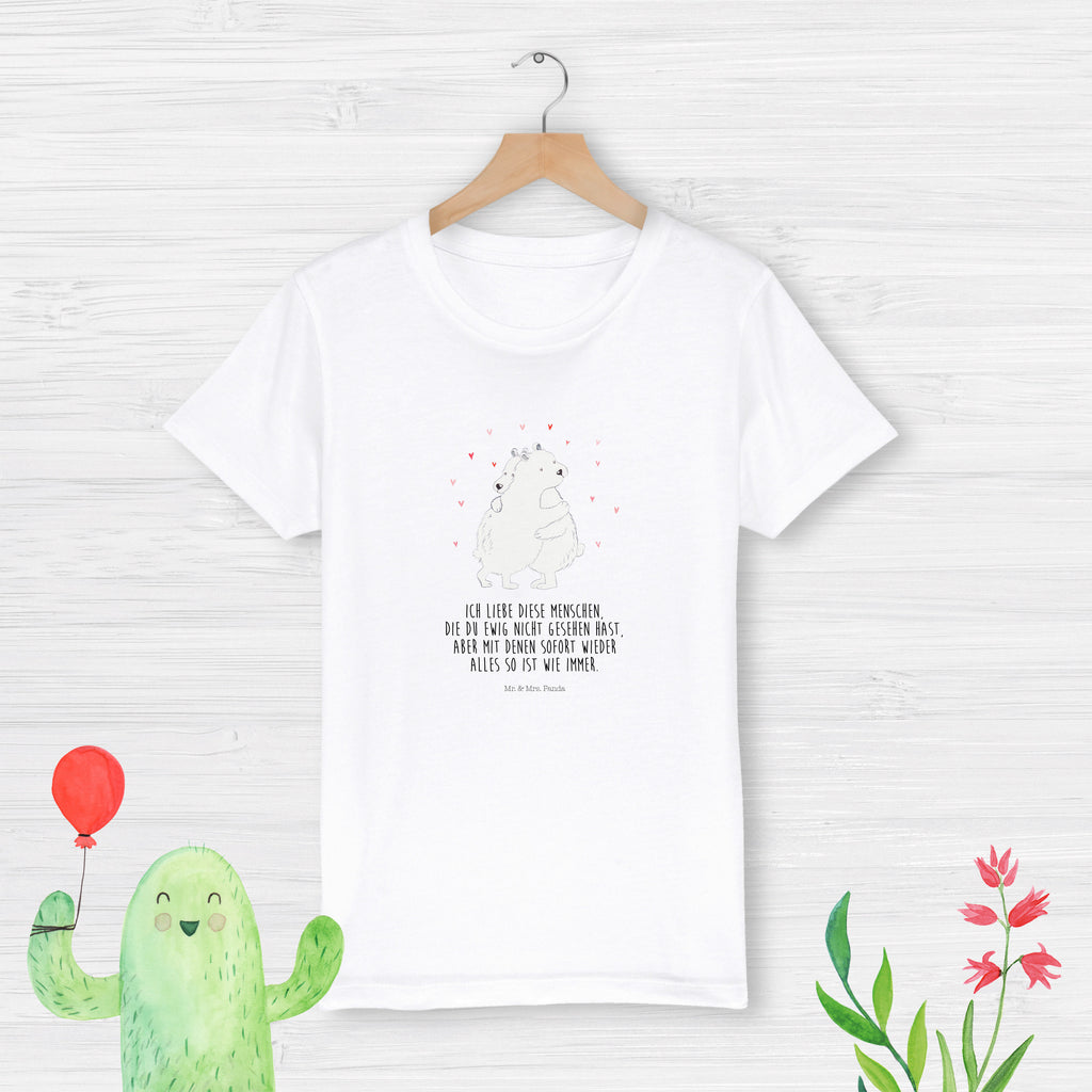 12-14 Jahre Kinder T-Shirt Eisbär Umarmen Tiermotive, Gute Laune, lustige Sprüche, Tiere