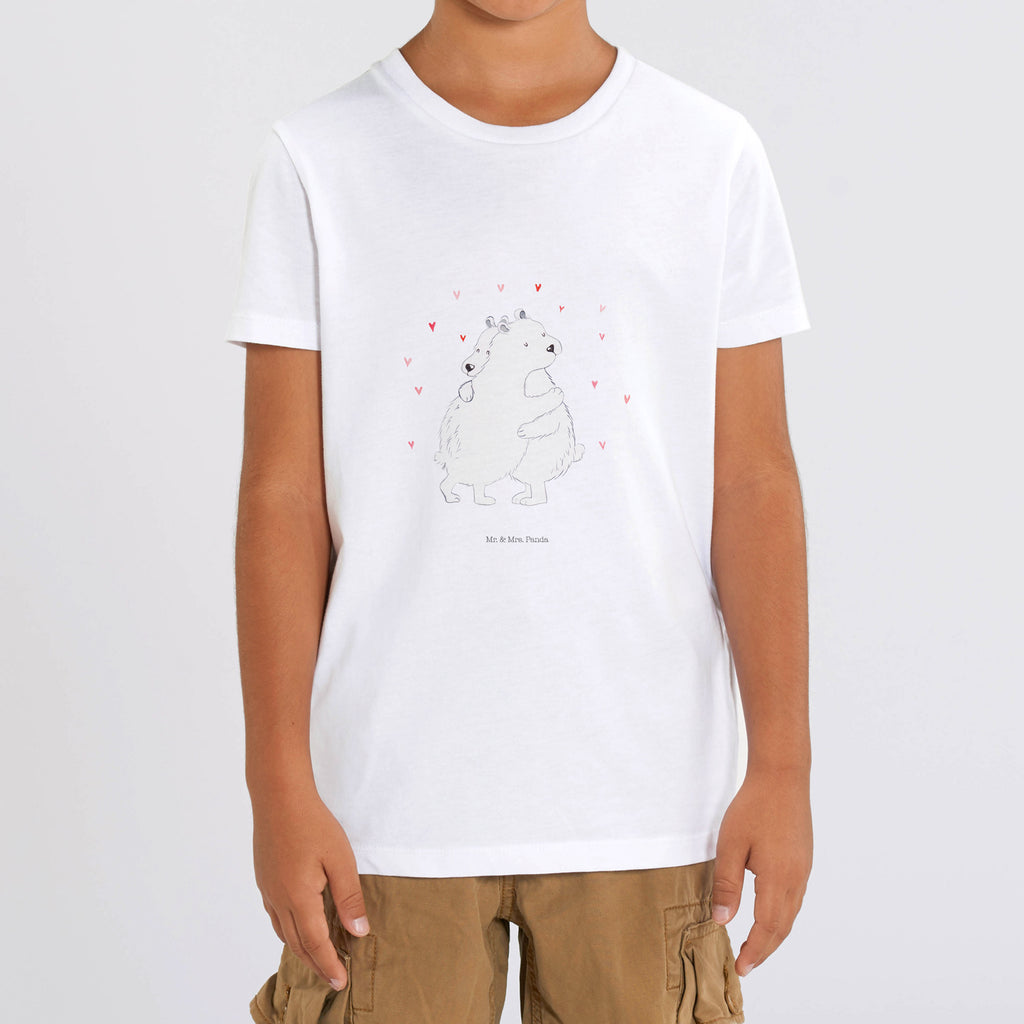 12-14 Jahre Kinder T-Shirt Eisbär Umarmen Tiermotive, Gute Laune, lustige Sprüche, Tiere