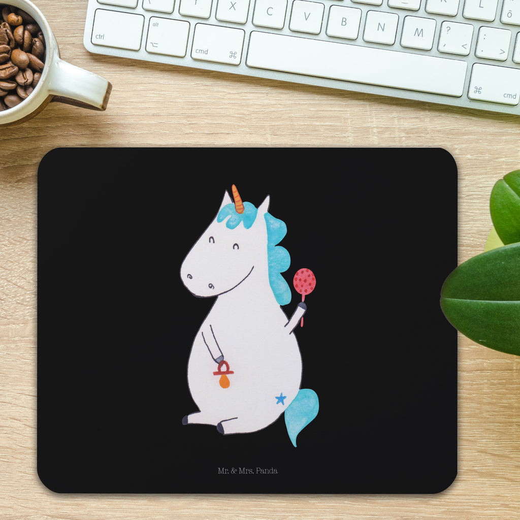 Mauspad Einhorn Baby Mousepad, Computer zubehör, Büroausstattung, PC Zubehör, Arbeitszimmer, Mauspad, Einzigartiges Mauspad, Designer Mauspad, Einhorn, Einhörner, Einhorn Deko, Pegasus, Unicorn, Mutter, Geburt, Geburtstag, erstes Kind, Baby, Babyglück, Nachwuchs, Eltern, Party, Kind, Schnuller