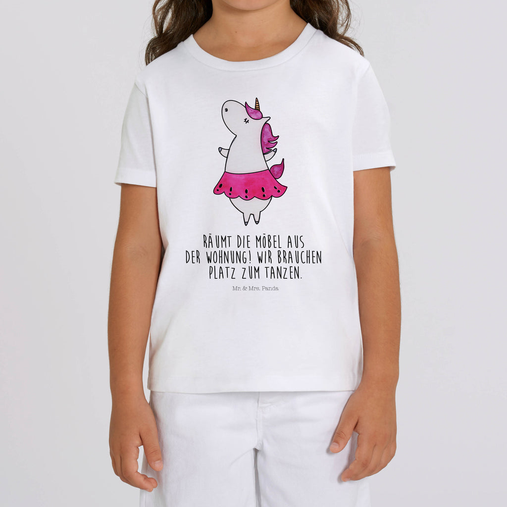 Organic Kinder T-Shirt Einhorn Ballerina Kinder T-Shirt, Kinder T-Shirt Mädchen, Kinder T-Shirt Jungen, Einhorn, Einhörner, Einhorn Deko, Pegasus, Unicorn, Tanzen, Ballerina, Party, Wohnung, Spaß, Feiern, Geburtstag, Tänzerin, Lebenslust, Lebensfreude