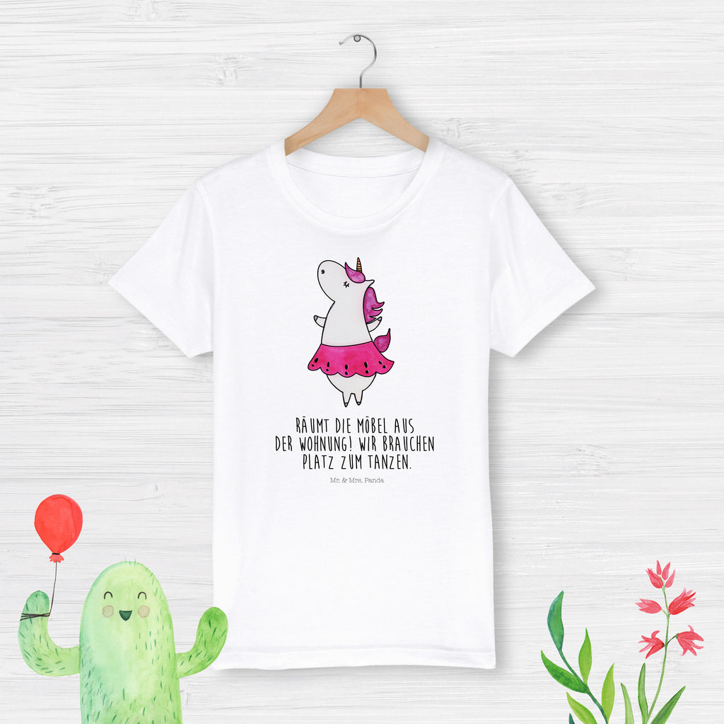 Organic Kinder T-Shirt Einhorn Ballerina Kinder T-Shirt, Kinder T-Shirt Mädchen, Kinder T-Shirt Jungen, Einhorn, Einhörner, Einhorn Deko, Pegasus, Unicorn, Tanzen, Ballerina, Party, Wohnung, Spaß, Feiern, Geburtstag, Tänzerin, Lebenslust, Lebensfreude