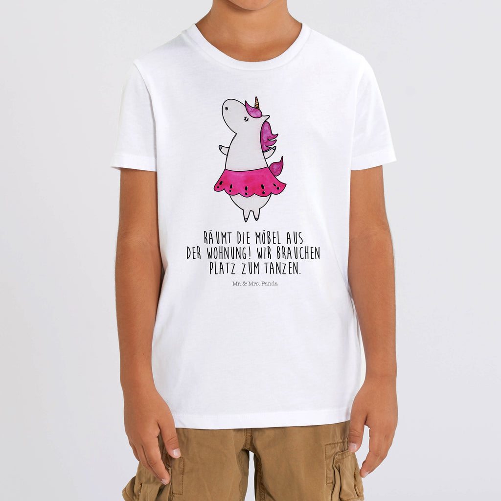 Organic Kinder T-Shirt Einhorn Ballerina Kinder T-Shirt, Kinder T-Shirt Mädchen, Kinder T-Shirt Jungen, Einhorn, Einhörner, Einhorn Deko, Pegasus, Unicorn, Tanzen, Ballerina, Party, Wohnung, Spaß, Feiern, Geburtstag, Tänzerin, Lebenslust, Lebensfreude