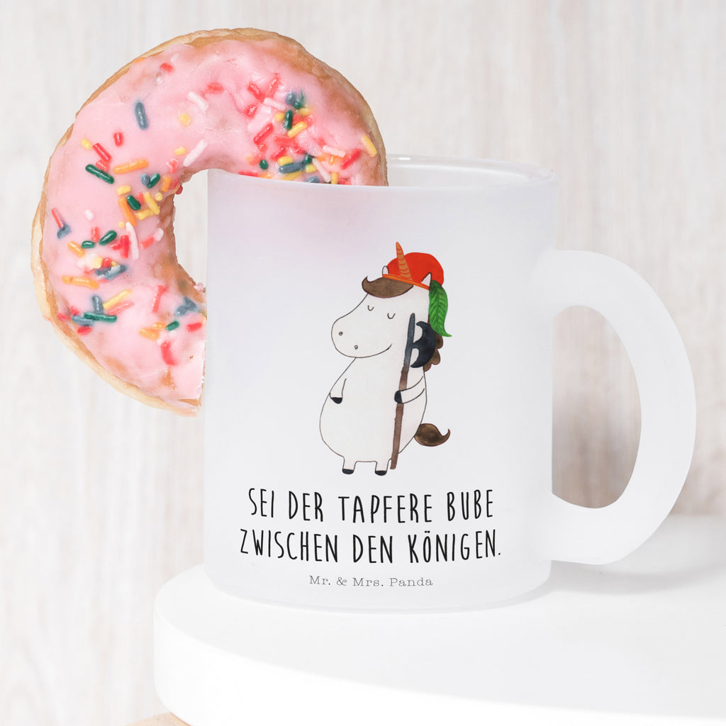 Teetasse Einhorn Bube Teetasse, Teeglas, Teebecher, Tasse mit Henkel, Tasse, Glas Teetasse, Teetasse aus Glas, Einhorn, Einhörner, Einhorn Deko, Pegasus, Unicorn, Bube, Mittelalter