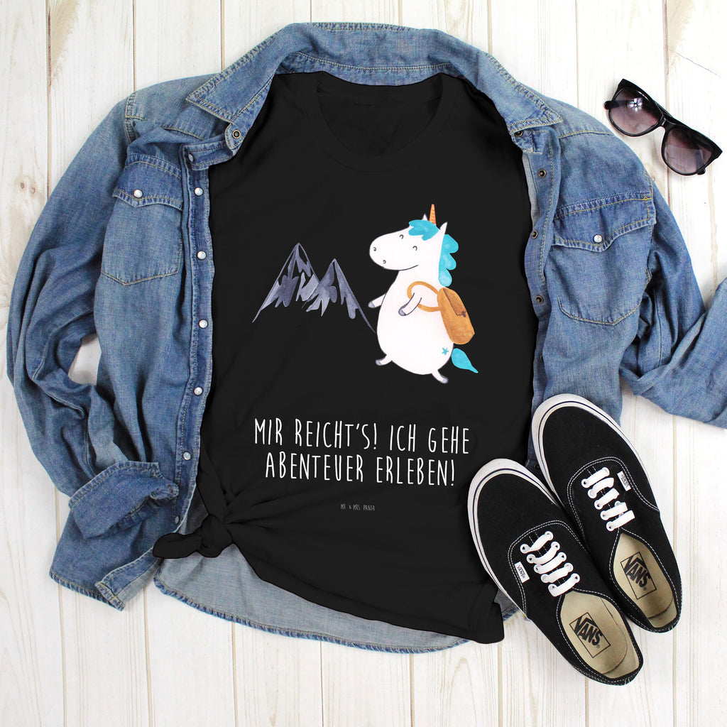 Größe S T-Shirt Einhorn Bergsteiger T-Shirt, Shirt, Tshirt, Lustiges T-Shirt, T-Shirt mit Spruch, Party, Junggesellenabschied, Jubiläum, Geburstag, Herrn, Damen, Männer, Frauen, Schlafshirt, Nachthemd, Sprüche, Einhorn, Einhörner, Einhorn Deko, Pegasus, Unicorn, Bergsteiger, Abenteuer, Berge, Abenteurer, Weltenbummler, Weltreise, Reisen, Urlaub, Entdecker
