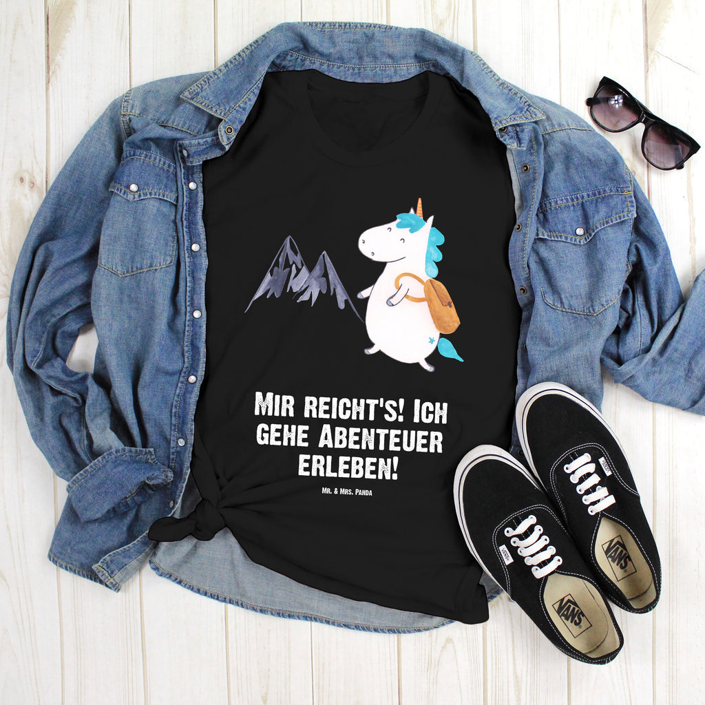 Größe M T-Shirt Einhorn Bergsteiger T-Shirt, Shirt, Tshirt, Lustiges T-Shirt, T-Shirt mit Spruch, Party, Junggesellenabschied, Jubiläum, Geburstag, Herrn, Damen, Männer, Frauen, Schlafshirt, Nachthemd, Sprüche, Einhorn, Einhörner, Einhorn Deko, Pegasus, Unicorn, Bergsteiger, Abenteuer, Berge, Abenteurer, Weltenbummler, Weltreise, Reisen, Urlaub, Entdecker