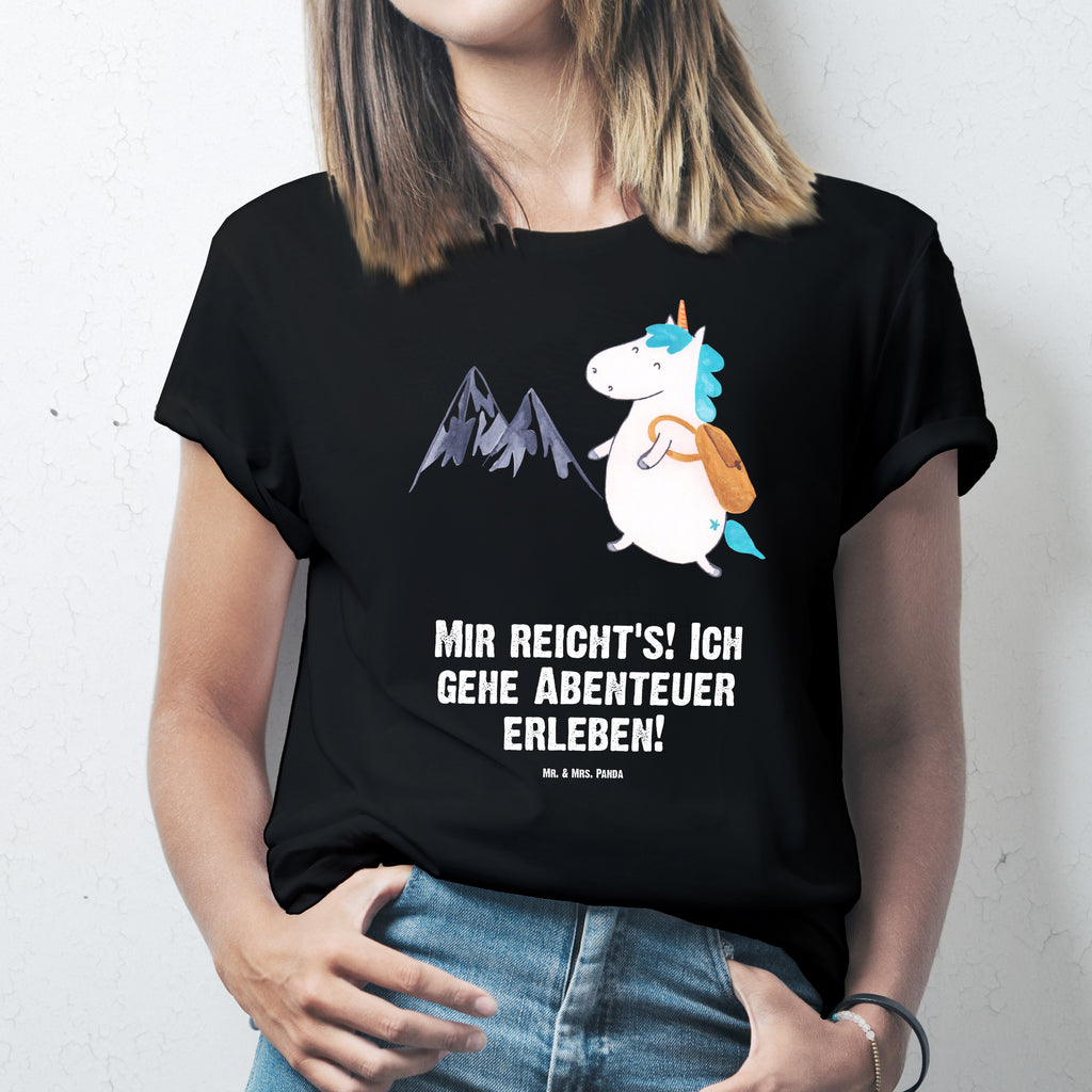 Größe M T-Shirt Einhorn Bergsteiger T-Shirt, Shirt, Tshirt, Lustiges T-Shirt, T-Shirt mit Spruch, Party, Junggesellenabschied, Jubiläum, Geburstag, Herrn, Damen, Männer, Frauen, Schlafshirt, Nachthemd, Sprüche, Einhorn, Einhörner, Einhorn Deko, Pegasus, Unicorn, Bergsteiger, Abenteuer, Berge, Abenteurer, Weltenbummler, Weltreise, Reisen, Urlaub, Entdecker