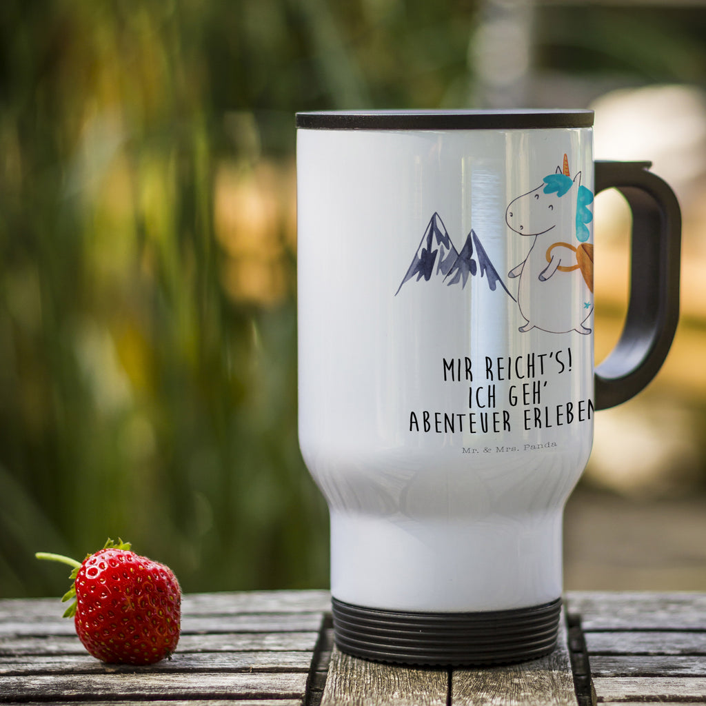 Thermobecher Einhorn Bergsteiger Thermobecher, To Go Becher, Thermotasse, Kaffeebecher, Isolierbecher, Thermobecher To Go, Warmhaltetasse, Edelstahlbecher, Reisebecher, Tasse mit Deckel, Thermobecher für 400 ml, Kaffeetasse zum Mitnehmen, Tasse zum Mitnehmen, Spülmaschinenfest, Einhorn, Einhörner, Einhorn Deko, Pegasus, Unicorn, Bergsteiger, Abenteuer, Berge, Abenteurer, Weltenbummler, Weltreise, Reisen, Urlaub, Entdecker