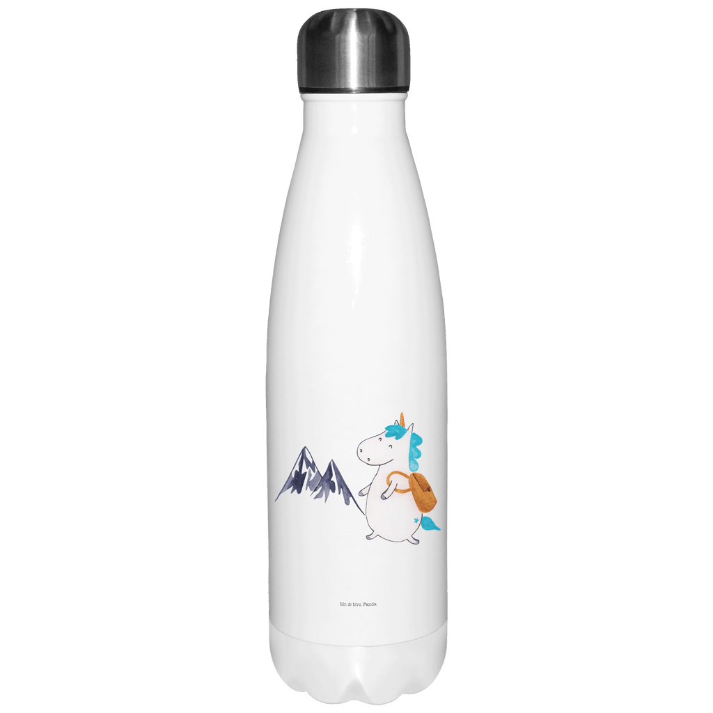 Thermosflasche Einhorn Bergsteiger Isolierflasche, Thermoflasche, Trinkflasche, Thermos, Edelstahl, Einhorn, Einhörner, Einhorn Deko, Pegasus, Unicorn, Bergsteiger, Abenteuer, Berge, Abenteurer, Weltenbummler, Weltreise, Reisen, Urlaub, Entdecker