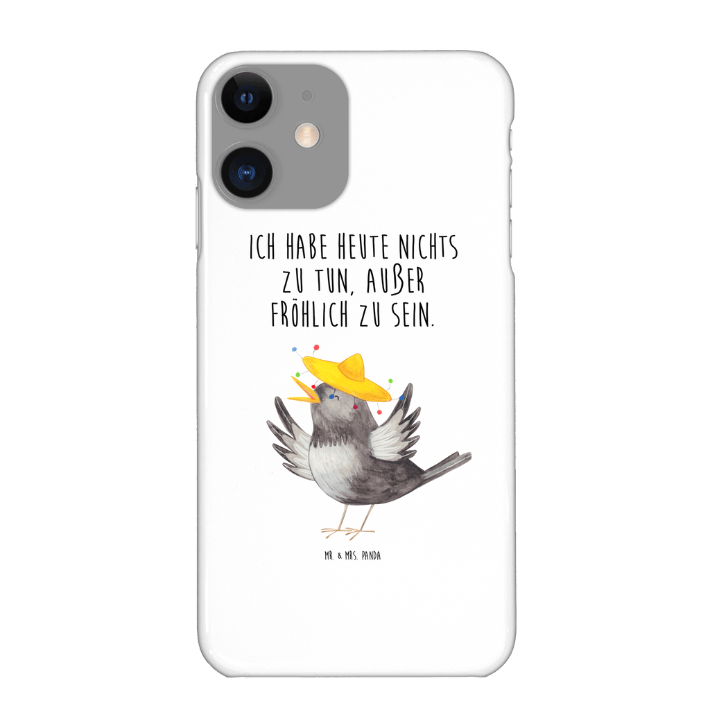 Iphone 11 Handyhülle Rabe mit Sombrero Iphone 11, Handyhülle, Smartphone Hülle, Handy Case, Handycover, Hülle, Tiermotive, Gute Laune, lustige Sprüche, Tiere, Rabe, Vogel, Vögel, Spruch positiv, fröhlich sein, glücklich sein, Glück Spruch, froh, Elster, Motivation