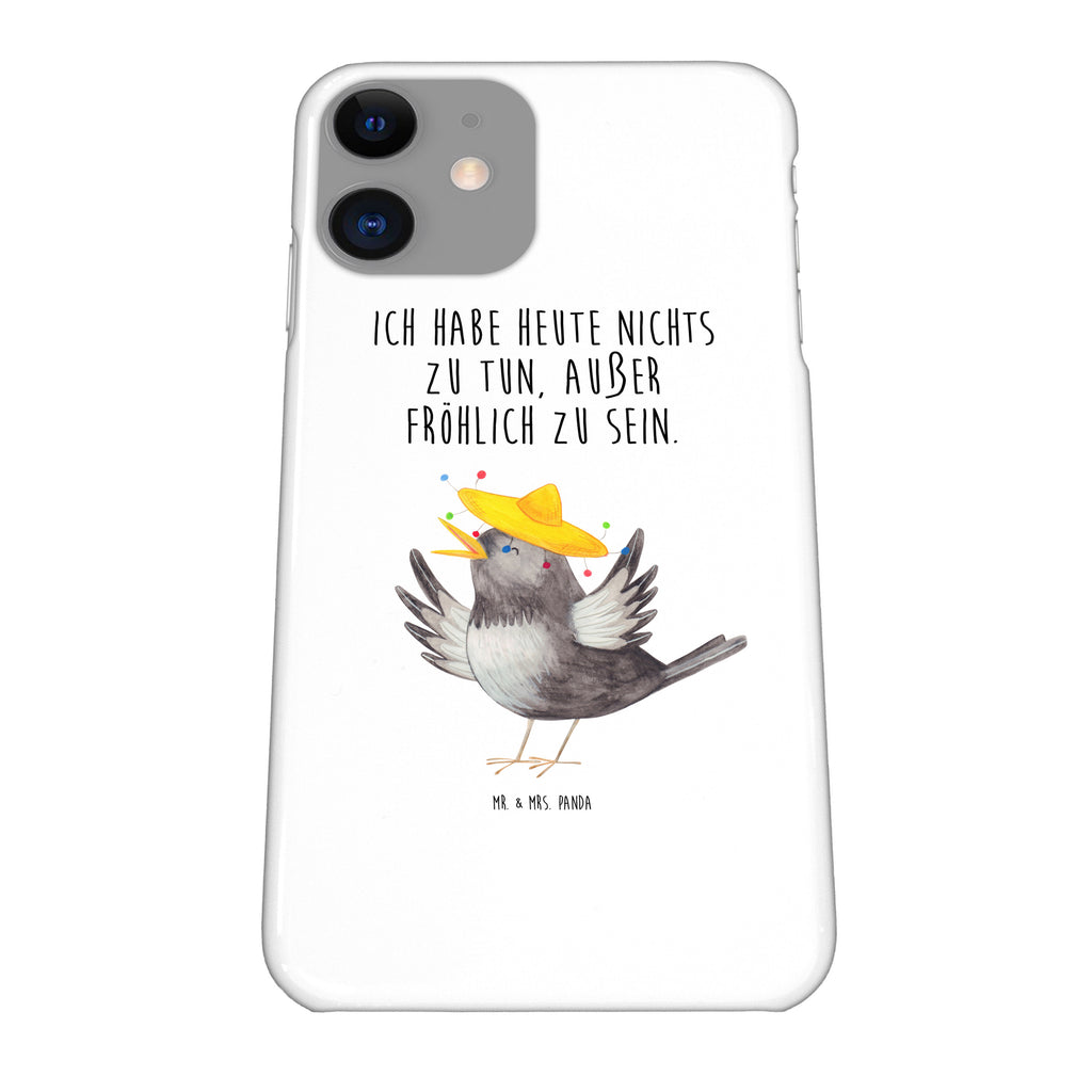 Iphone 11 Handyhülle Rabe mit Sombrero Iphone 11, Handyhülle, Smartphone Hülle, Handy Case, Handycover, Hülle, Tiermotive, Gute Laune, lustige Sprüche, Tiere, Rabe, Vogel, Vögel, Spruch positiv, fröhlich sein, glücklich sein, Glück Spruch, froh, Elster, Motivation