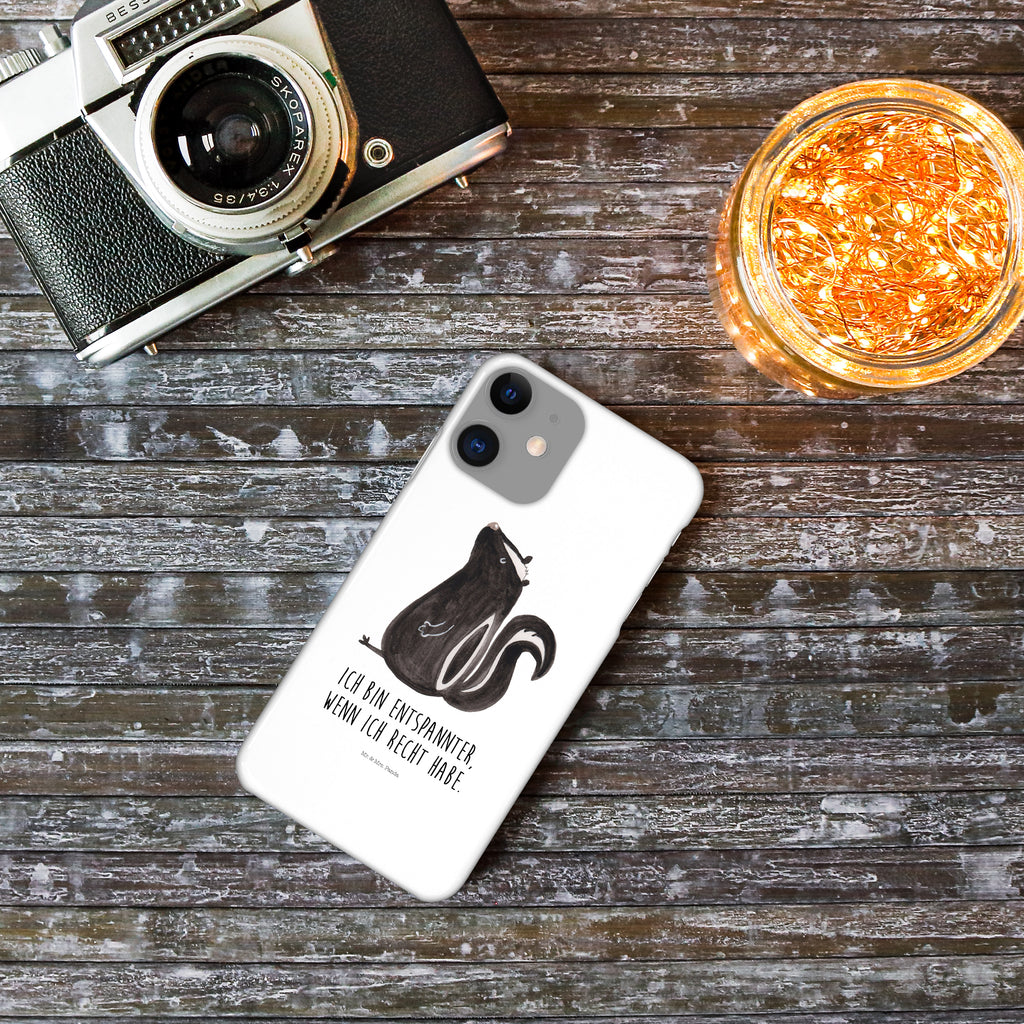 Iphone 11 Handyhülle Stinktier sitzend Iphone 11, Handyhülle, Smartphone Hülle, Handy Case, Handycover, Hülle, Stinktier, Skunk, Wildtier, Raubtier, Stinker, Stinki, Spruch, Büro, Recht, Besserwisser