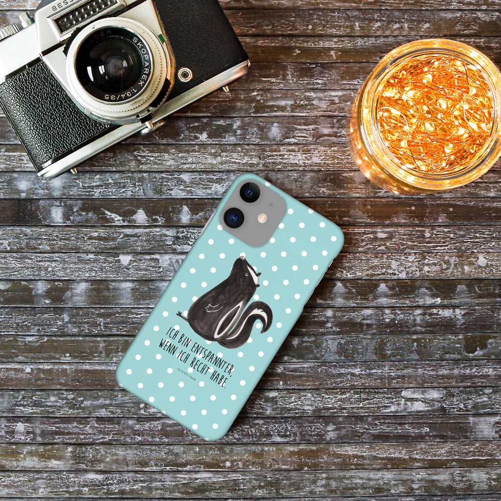Iphone 11 Handyhülle Stinktier sitzend Iphone 11, Handyhülle, Smartphone Hülle, Handy Case, Handycover, Hülle, Stinktier, Skunk, Wildtier, Raubtier, Stinker, Stinki, Spruch, Büro, Recht, Besserwisser