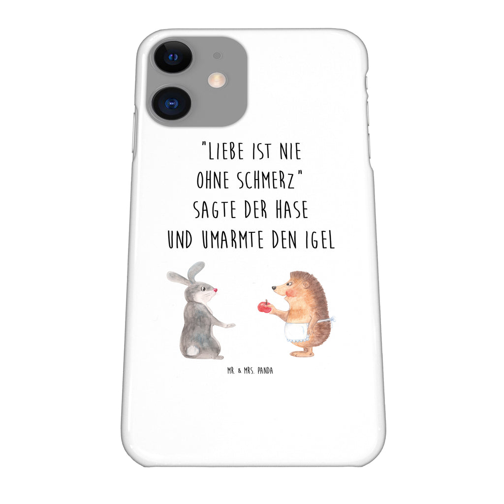 Iphone 11 Handyhülle Liebe ist nie ohne Schmerz Iphone 11, Handyhülle, Smartphone Hülle, Handy Case, Handycover, Hülle, Tiermotive, Gute Laune, lustige Sprüche, Tiere, Igel und Hase, Igel, Hase, Liebe Spruch, Liebeskummer Geschenk, Herzschmerz, Trösten, Trennungsschmerz, Spruch romantisch