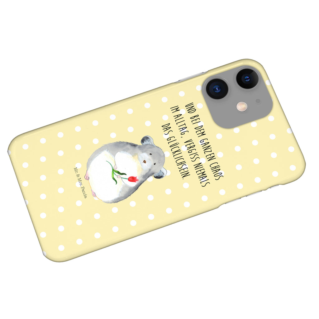 Iphone 11 Handyhülle Chinchilla mit Blume Iphone 11, Handyhülle, Smartphone Hülle, Handy Case, Handycover, Hülle, Tiermotive, Gute Laune, lustige Sprüche, Tiere, Chinchilla, Chinchillas, Liebeskummer, Kummer, Depressionen, traurig sein, Chaos, Glücklichsein, Büro, Büroalltag