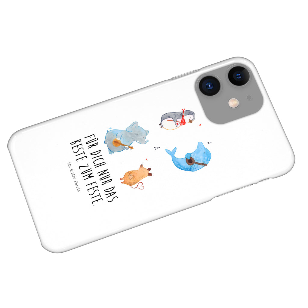 Iphone 11 Handyhülle Big Band Iphone 11, Handyhülle, Smartphone Hülle, Handy Case, Handycover, Hülle, Tiermotive, Gute Laune, lustige Sprüche, Tiere, Hund, Pinguin, Maus, Elefant, Delfin, Gitarre, Band, Triangel, Musikanten, Musik