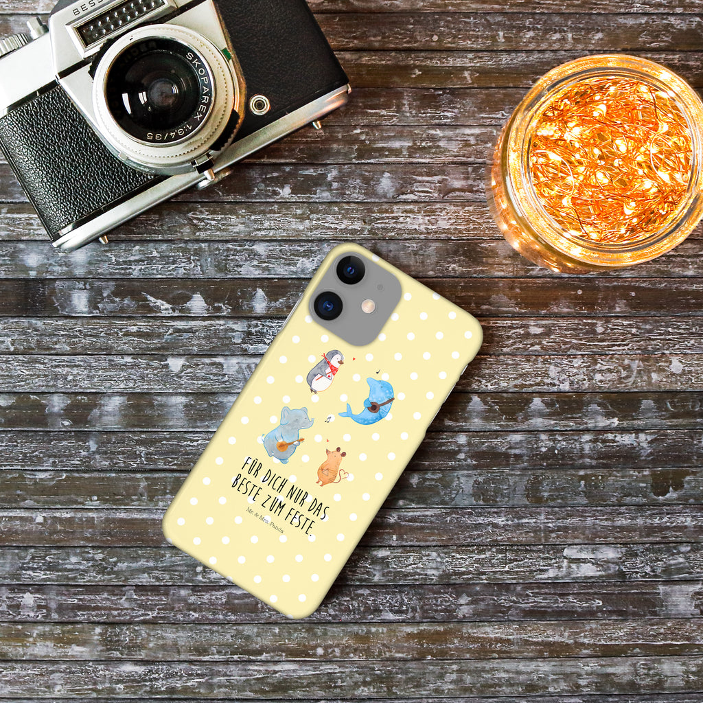 Iphone 11 Handyhülle Big Band Iphone 11, Handyhülle, Smartphone Hülle, Handy Case, Handycover, Hülle, Tiermotive, Gute Laune, lustige Sprüche, Tiere, Hund, Pinguin, Maus, Elefant, Delfin, Gitarre, Band, Triangel, Musikanten, Musik