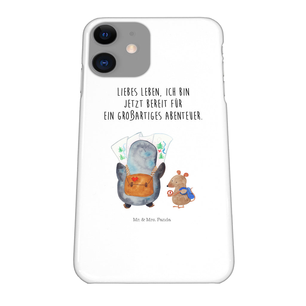 Iphone 11 Handyhülle Pinguin & Maus Wanderer Iphone 11, Handyhülle, Smartphone Hülle, Handy Case, Handycover, Hülle, Pinguin, Pinguine, Abenteurer, Abenteuer, Roadtrip, Ausflug, Wanderlust, wandern