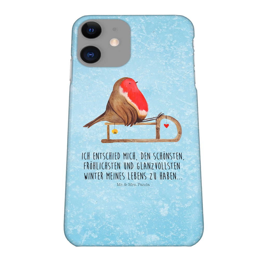Iphone 11 Handyhülle Rotkehlchen Schlitten Iphone 11, Handyhülle, Smartphone Hülle, Handy Case, Handycover, Hülle, Winter, Weihnachten, Weihnachtsdeko, Nikolaus, Advent, Heiligabend, Wintermotiv, Schlitten, Vogel