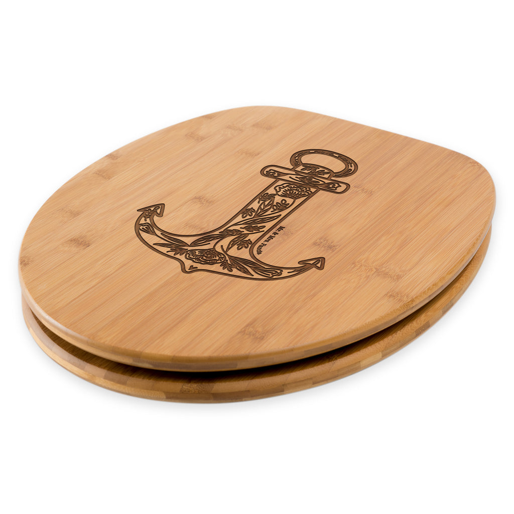 WC Sitz Anker Blau Klobrille, Klodeckel, Toilettendeckel, WC-Sitz, Toilette, Tiermotive, Gute Laune, lustige Sprüche, Tiere