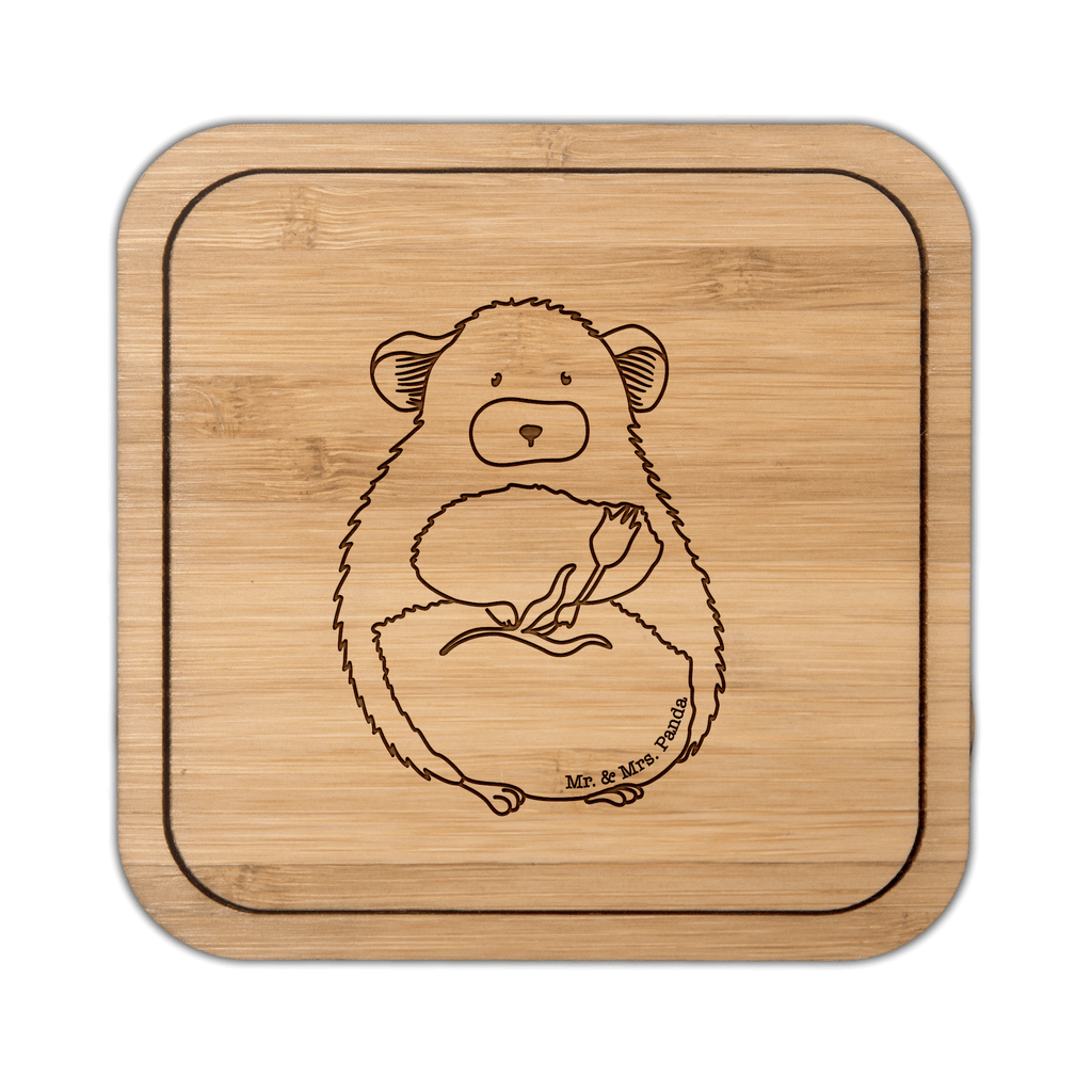 Untersetzer quadratisch Chinchilla mit Blume Untersetzer, Bierdeckel, Glasuntersetzer, Untersetzer Gläser, Getränkeuntersetzer, Tiermotive, Gute Laune, lustige Sprüche, Tiere, Chinchilla, Chinchillas, Liebeskummer, Kummer, Depressionen, traurig sein, Chaos, Glücklichsein, Büro, Büroalltag