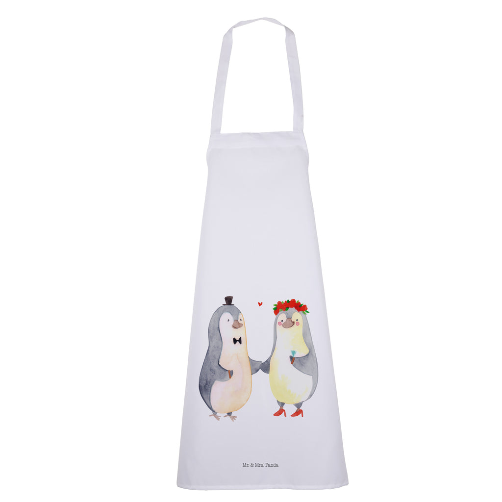 Kochschürze Pinguin Heirat Schürze, Backschürze, Küchenschürze, Grillschürze, Latzschürze, Liebe, Partner, Freund, Freundin, Ehemann, Ehefrau, Heiraten, Verlobung, Heiratsantrag, Liebesgeschenk, Jahrestag, Hocheitstag