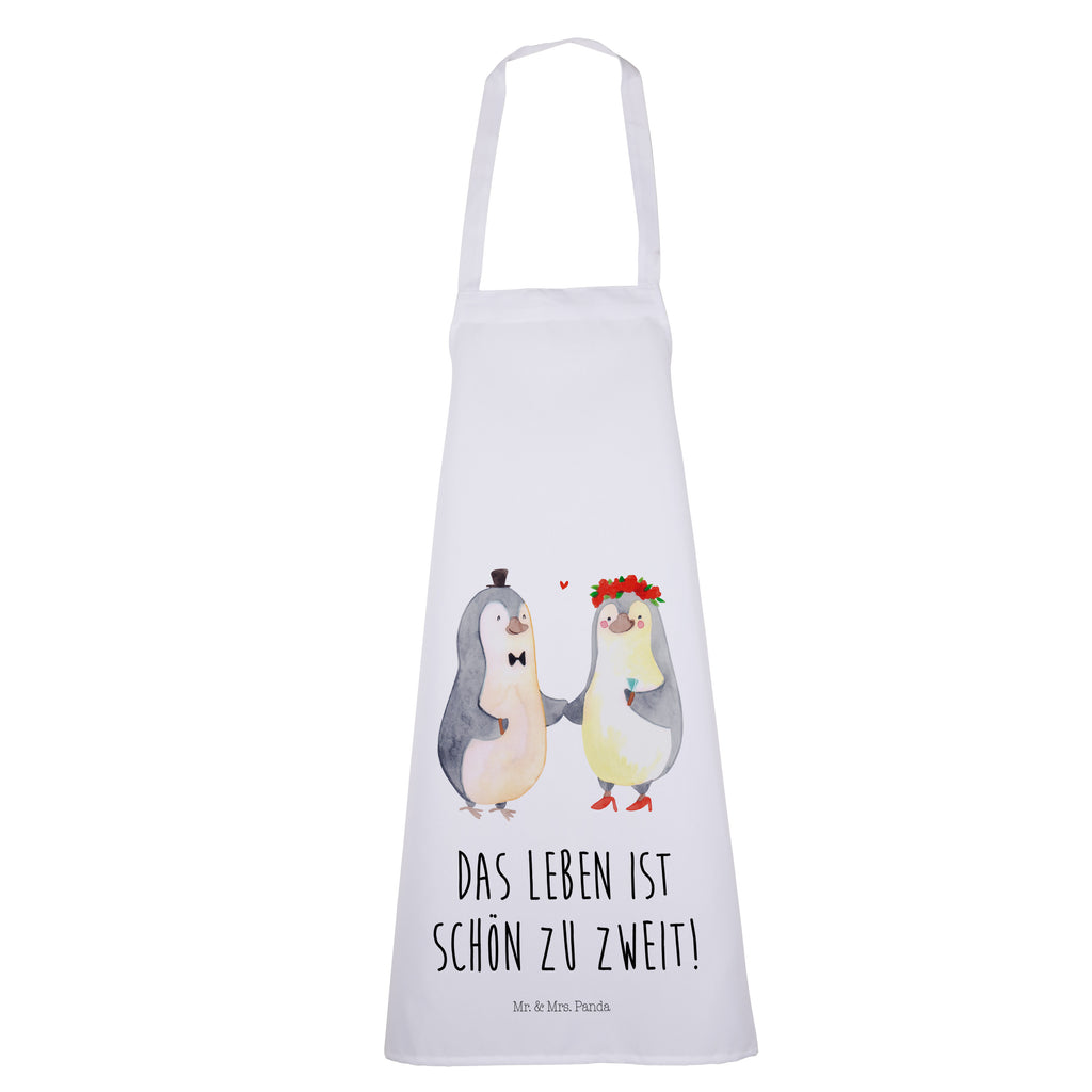 Kochschürze Pinguin Heirat Schürze, Backschürze, Küchenschürze, Grillschürze, Latzschürze, Liebe, Partner, Freund, Freundin, Ehemann, Ehefrau, Heiraten, Verlobung, Heiratsantrag, Liebesgeschenk, Jahrestag, Hocheitstag