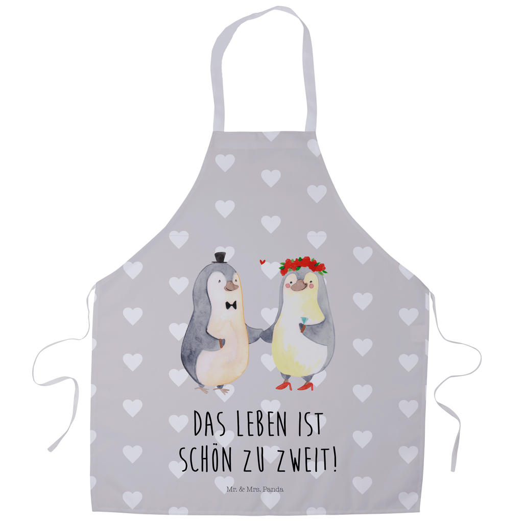 Kochschürze Pinguin Heirat Schürze, Backschürze, Küchenschürze, Grillschürze, Latzschürze, Liebe, Partner, Freund, Freundin, Ehemann, Ehefrau, Heiraten, Verlobung, Heiratsantrag, Liebesgeschenk, Jahrestag, Hocheitstag