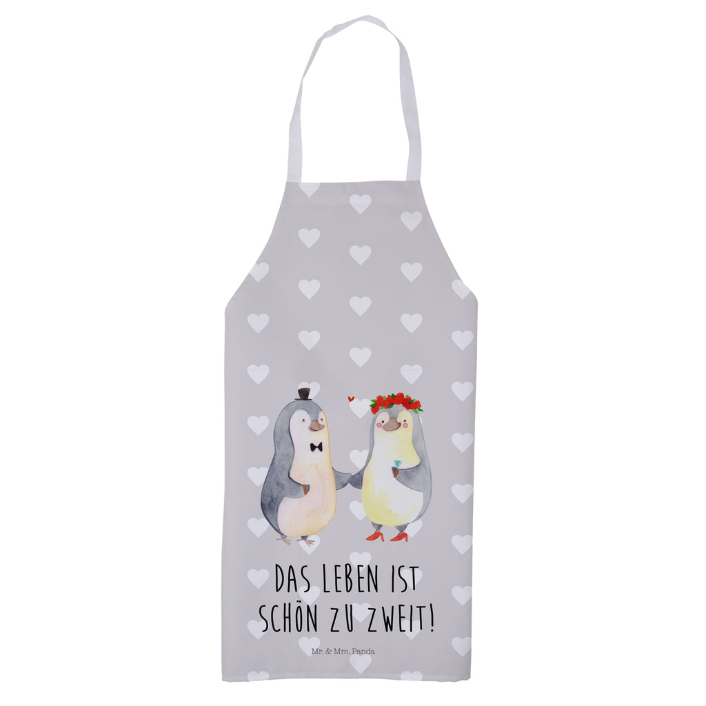 Kochschürze Pinguin Heirat Schürze, Backschürze, Küchenschürze, Grillschürze, Latzschürze, Liebe, Partner, Freund, Freundin, Ehemann, Ehefrau, Heiraten, Verlobung, Heiratsantrag, Liebesgeschenk, Jahrestag, Hocheitstag