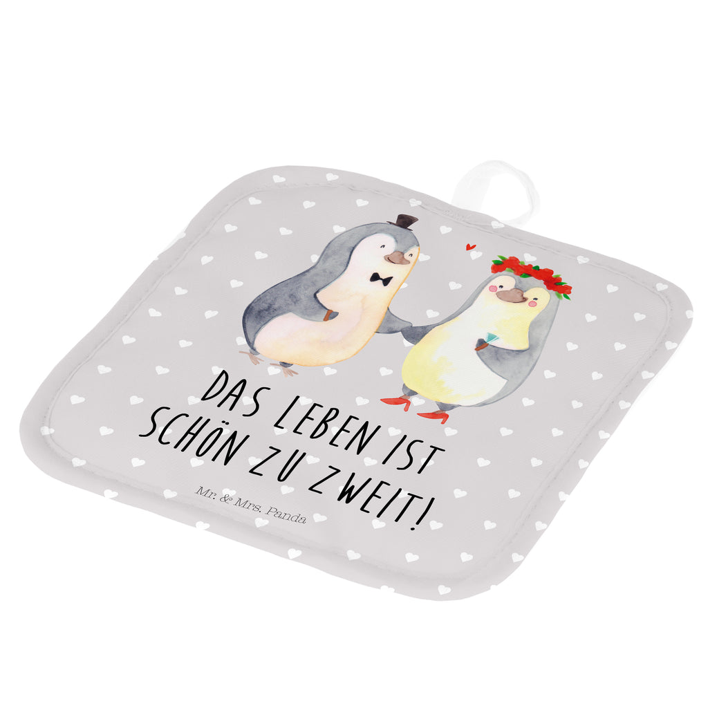 2er Set Topflappen  Pinguin Heirat Topflappen, Topfuntersetzer, Ofenhandschuh, Topflappen Set, Topflappen lustig, Topflappen mit Spruch, Liebe, Partner, Freund, Freundin, Ehemann, Ehefrau, Heiraten, Verlobung, Heiratsantrag, Liebesgeschenk, Jahrestag, Hocheitstag