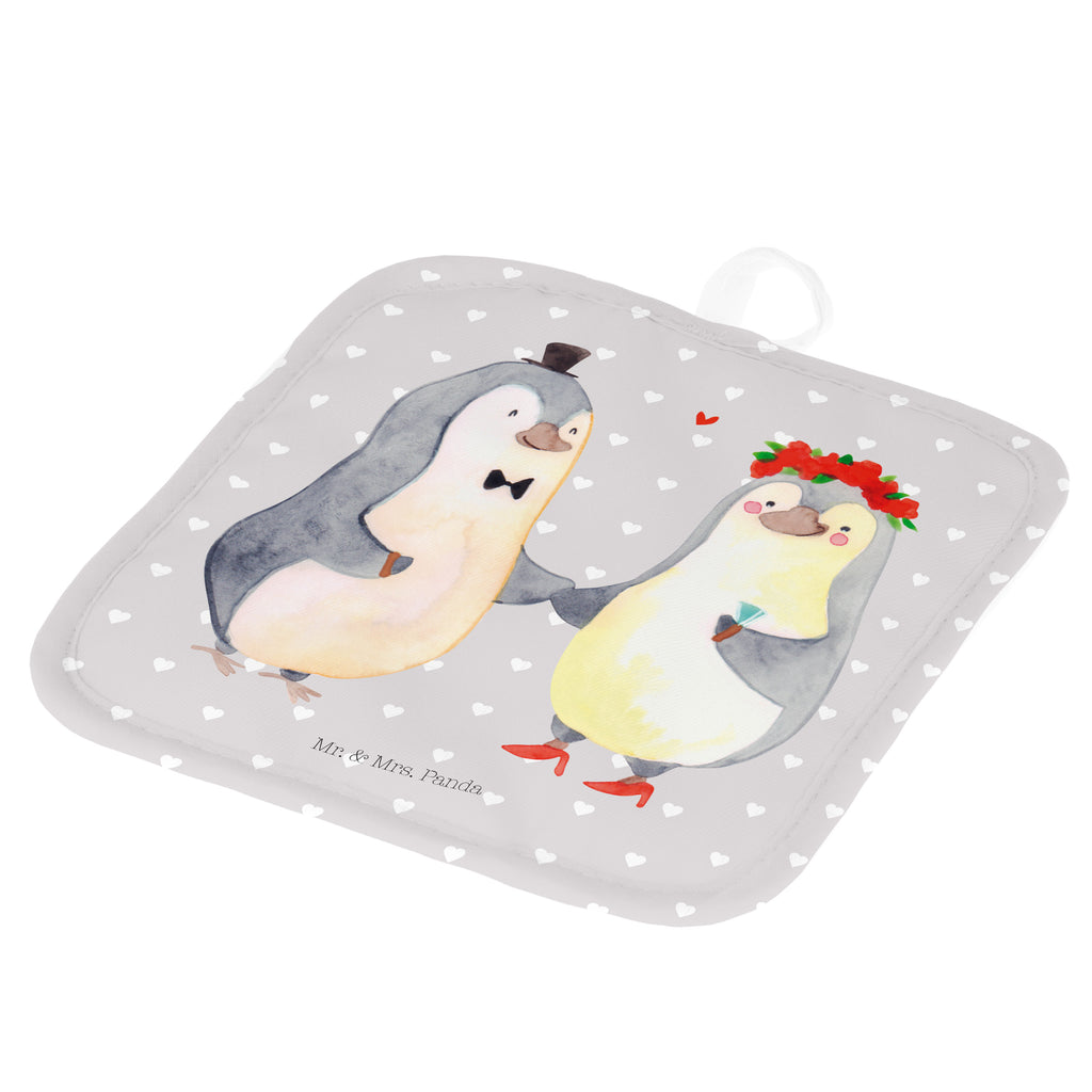 2er Set Topflappen  Pinguin Heirat Topflappen, Topfuntersetzer, Ofenhandschuh, Topflappen Set, Topflappen lustig, Topflappen mit Spruch, Liebe, Partner, Freund, Freundin, Ehemann, Ehefrau, Heiraten, Verlobung, Heiratsantrag, Liebesgeschenk, Jahrestag, Hocheitstag