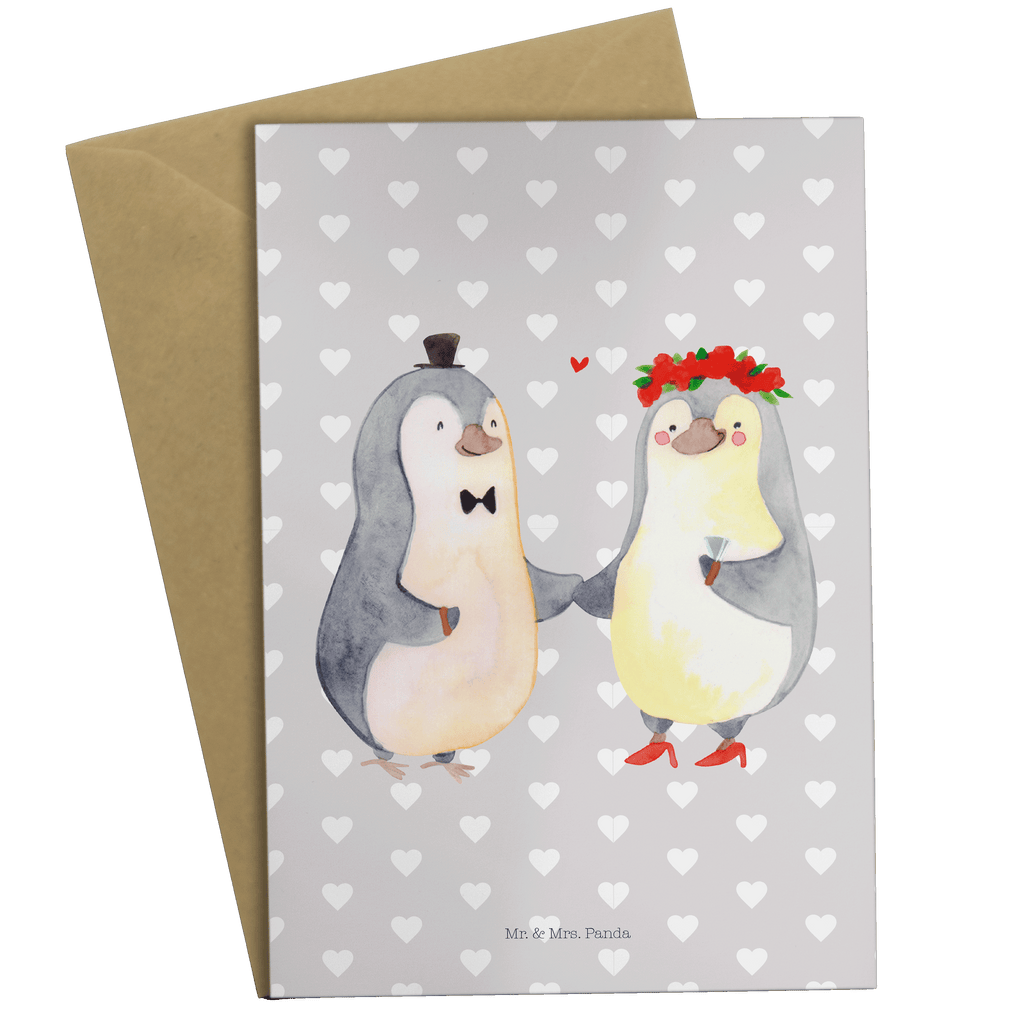 Grußkarte Pinguin Heirat Klappkarte, Einladungskarte, Glückwunschkarte, Hochzeitskarte, Geburtstagskarte, Karte, Liebe, Partner, Freund, Freundin, Ehemann, Ehefrau, Heiraten, Verlobung, Heiratsantrag, Liebesgeschenk, Jahrestag, Hocheitstag