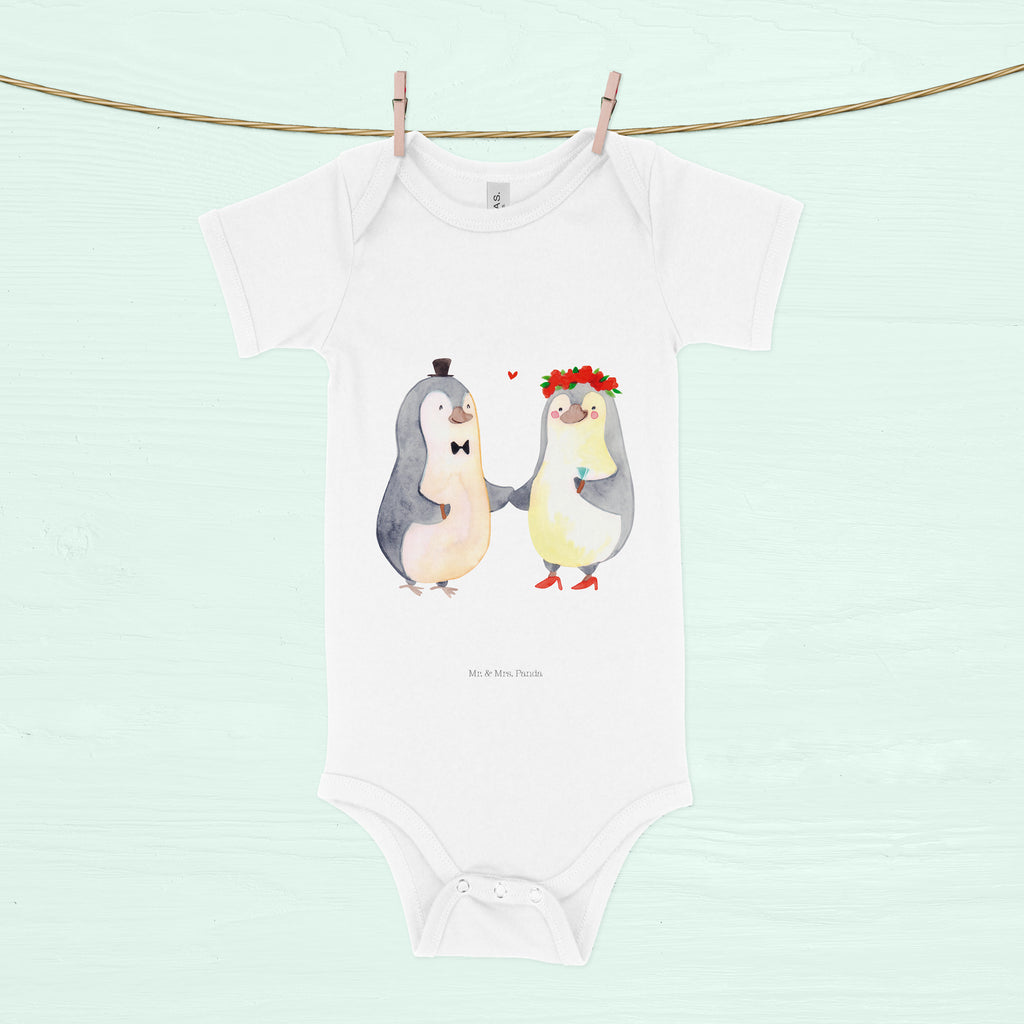 Organic Baby Body Pinguin Heirat Babykleidung, Babystrampler, Strampler, Wickelbody, Baby Erstausstattung, Junge, Mädchen, Liebe, Partner, Freund, Freundin, Ehemann, Ehefrau, Heiraten, Verlobung, Heiratsantrag, Liebesgeschenk, Jahrestag, Hocheitstag