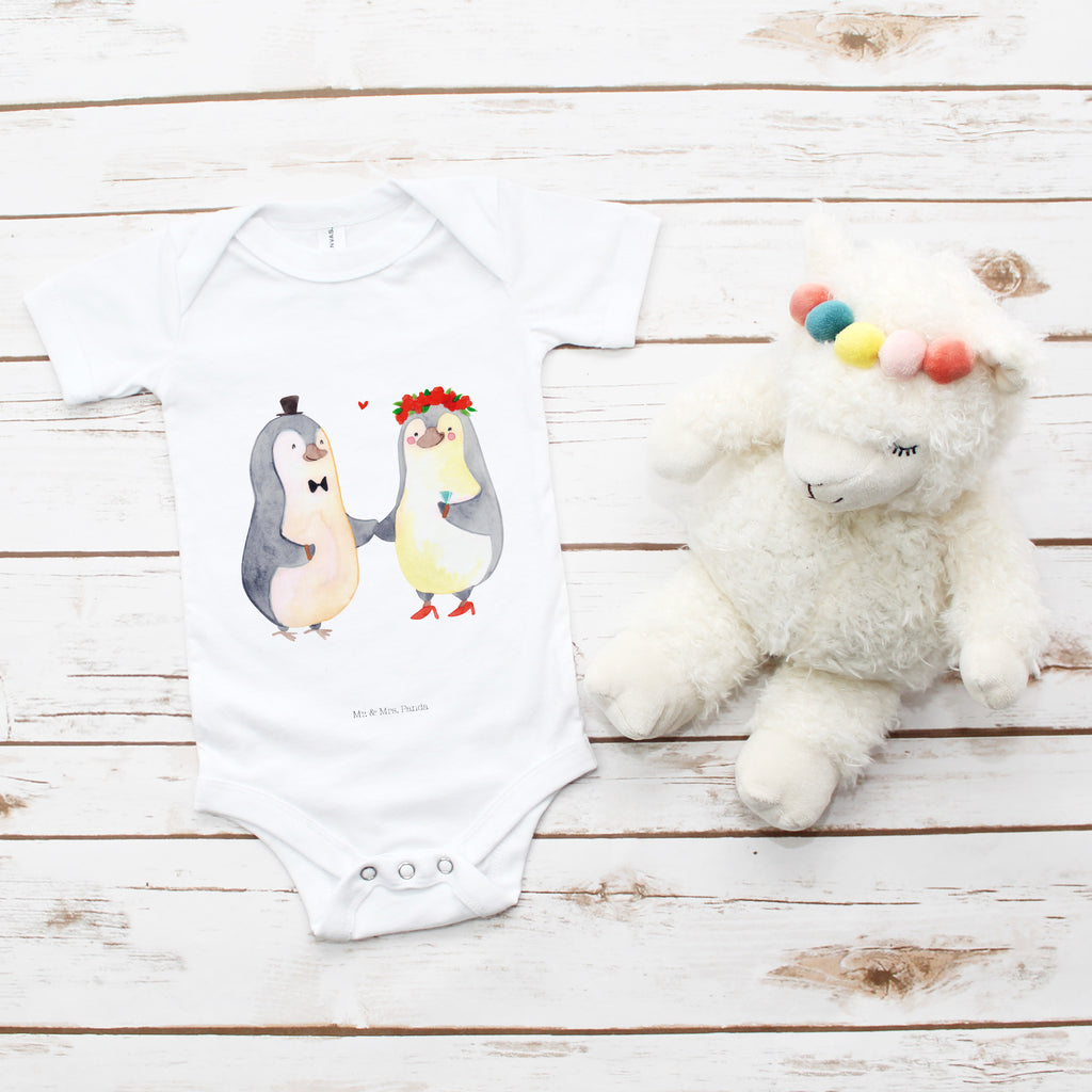 Organic Baby Body Pinguin Heirat Babykleidung, Babystrampler, Strampler, Wickelbody, Baby Erstausstattung, Junge, Mädchen, Liebe, Partner, Freund, Freundin, Ehemann, Ehefrau, Heiraten, Verlobung, Heiratsantrag, Liebesgeschenk, Jahrestag, Hocheitstag