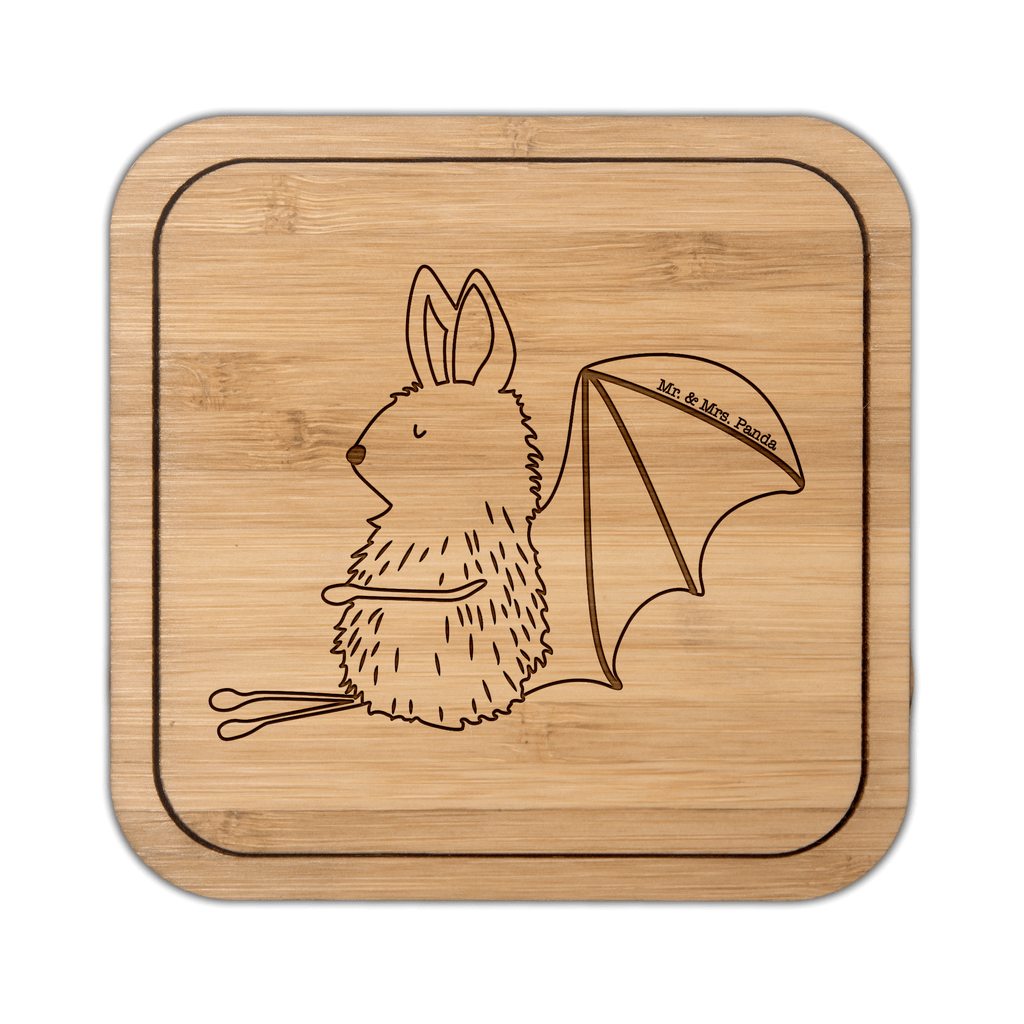 Untersetzer quadratisch Fledermaus sitzend Untersetzer, Bierdeckel, Glasuntersetzer, Untersetzer Gläser, Getränkeuntersetzer, Tiermotive, Gute Laune, lustige Sprüche, Tiere, Fledermaus, Fledermäuse, Motivation, entspannen
